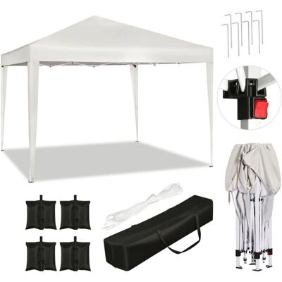 Pérgola de jardín plegable WOLTU 3x3 Beige - Protección UV y lluvia Pérgola de jardín plegable WOLTU 3x3 Beige - Protección UV y lluvia