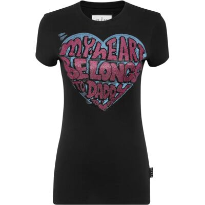 Philipp Plein T-Shirt Sexy Pure met Kristallen - T-Shirt Philipp Plein T-Shirt Sexy Pure met Kristallen - T-Shirt