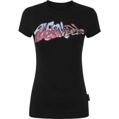 Philipp Plein T-Shirt Slim Fit Bombing Graffiti - T-Shirt Philipp Plein T-Shirt Slim Fit Bombing Graffiti - T-Shirt