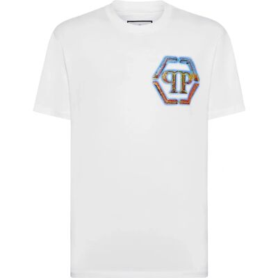 Philipp Plein T-Shirt Ronde Hals Hexagon 2XL - T-shirt Philipp Plein T-Shirt Ronde Hals Hexagon 2XL - T-shirt