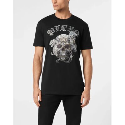 Philipp Plein - SS Stones Skull - Zwart - T-shirt Philipp Plein - SS Stones Skull - Zwart - T-shirt