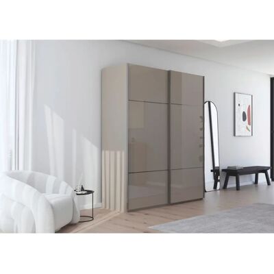 RAUCH - Scale-TRIO - Fango - Glas Fango - Wardrobe RAUCH - Scale-TRIO - Fango - Glas Fango - Wardrobe