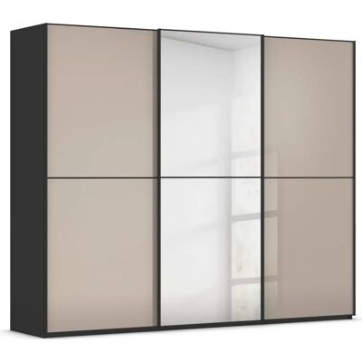 rauch BLACK - Scale-DUO - Schwarz - Glas Fango - Kleiderschrank rauch BLACK - Scale-DUO - Schwarz - Glas Fango - Kleiderschrank