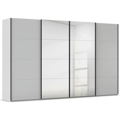 rauch BLACK Scale-FYRA seidengrau 360 cm 4-türen Kleiderschrank rauch BLACK Scale-FYRA seidengrau 360 cm 4-türen Kleiderschrank