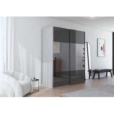 rauch BLACK - SCALE-FYRA - Seidengrau - Wardrobe rauch BLACK - SCALE-FYRA - Seidengrau - Wardrobe