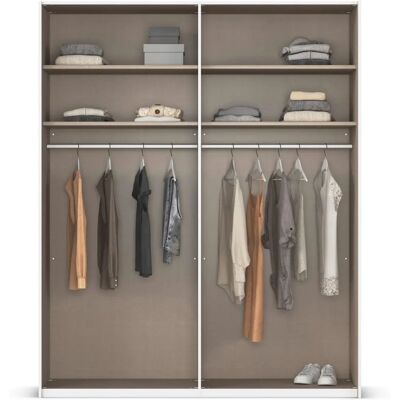 Rauch - Scale-DUO - Schwarz - Schwebetüren - Kleiderschrank Rauch - Scale-DUO - Schwarz - Schwebetüren - Kleiderschrank