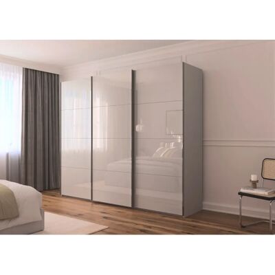 RAUCH - Scale-FYRA - Seidengrau Glasfront - Wardrobe RAUCH - Scale-FYRA - Seidengrau Glasfront - Wardrobe
