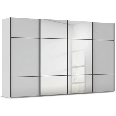 RAUCH - Scale-TRIO - Seidengrau - Glasfront - Kleiderschrank RAUCH - Scale-TRIO - Seidengrau - Glasfront - Kleiderschrank