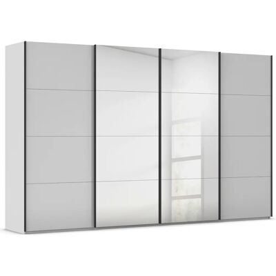 rauch BLACK - Scale-FYRA - Seidengrau-Glas - Kleiderschrank rauch BLACK - Scale-FYRA - Seidengrau-Glas - Kleiderschrank