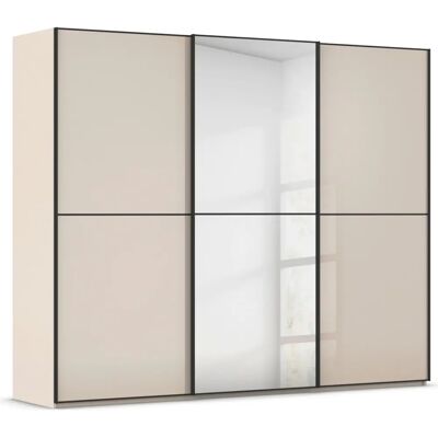 Rauch - Scale-DUO - Champagner Glas - Schwarze Griffleisten - Wardrobe Rauch - Scale-DUO - Champagner Glas - Schwarze Griffleisten - Wardrobe