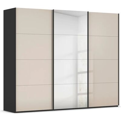 RAUCH - Scale-FYRA - Schwarz - Glas Champagner - Kleiderschrank RAUCH - Scale-FYRA - Schwarz - Glas Champagner - Kleiderschrank