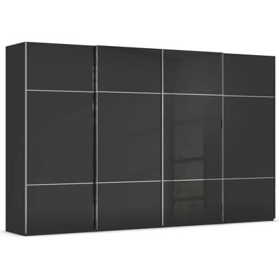 RAUCH - Scale-TRIO - Schwarz - Glas Schwarz - Wardrobe RAUCH - Scale-TRIO - Schwarz - Glas Schwarz - Wardrobe