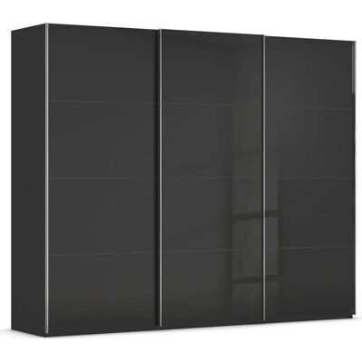 RAUCH - Scale-FYRA - Schwarzes Glas - Kleiderschrank RAUCH - Scale-FYRA - Schwarzes Glas - Kleiderschrank