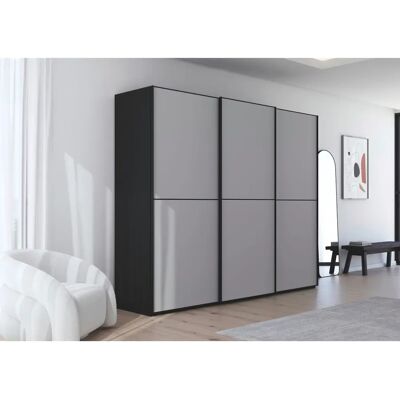 rauch BLACK - Scale-DUO - glas matt - schwarz - Wardrobe rauch BLACK - Scale-DUO - glas matt - schwarz - Wardrobe