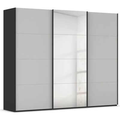 RAUCH - Scale-FYRA - Glas matt Seidengrau - Schwebetürenschrank RAUCH - Scale-FYRA - Glas matt Seidengrau - Schwebetürenschrank