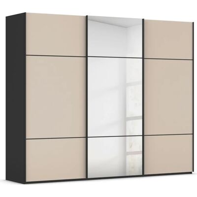 RAUCH - Scale-TRIO - Glass matt champagne - 3-t%C3%BCrig - Kleiderschrank RAUCH - Scale-TRIO - Glass matt champagne - 3-t%C3%BCrig - Kleiderschrank