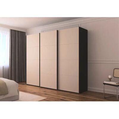 rauch BLACK SCALE-FYRA - beige - Glas champagner matt - Schrank rauch BLACK SCALE-FYRA - beige - Glas champagner matt - Schrank