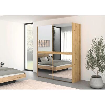 RAUCH - Scale-LINE - Braun Asteiche - B181 H223 T68 - Wardrobe RAUCH - Scale-LINE - Braun Asteiche - B181 H223 T68 - Wardrobe
