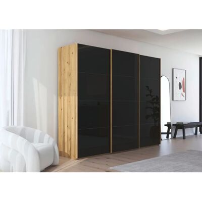 RAUCH - Scale-FYRA - Asteiche - Glas Schwarz - Schrank RAUCH - Scale-FYRA - Asteiche - Glas Schwarz - Schrank