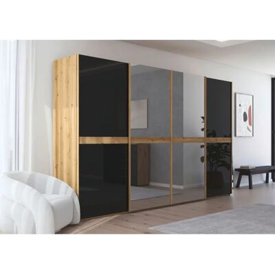 rauch BLACK Scale-LINE Schwebetürenschrank - Schwarz - 360x223x68 rauch BLACK Scale-LINE Schwebetürenschrank - Schwarz - 360x223x68