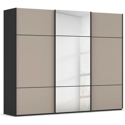 RAUCH - Scale-TRIO - Schwarz - Glas Fango matt - Wardrobe RAUCH - Scale-TRIO - Schwarz - Glas Fango matt - Wardrobe