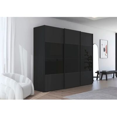 Rauch Black Scale-FYRA Schiebetürenschrank - Kleiderschrank Rauch Black Scale-FYRA Schiebetürenschrank - Kleiderschrank