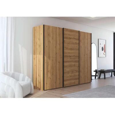 Rauch Scale-WOOD Braun Eiche Kleiderschrank 271x223x68 cm Rauch Scale-WOOD Braun Eiche Kleiderschrank 271x223x68 cm
