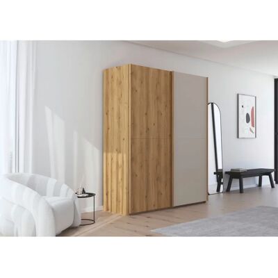 RAUCH - Scale-WOOD - Asteiche massiv - Sliding door wardrobe RAUCH - Scale-WOOD - Asteiche massiv - Sliding door wardrobe