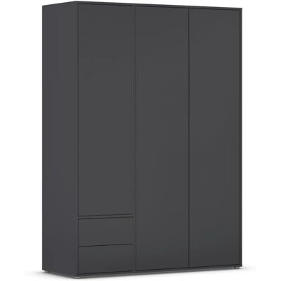 Rauch Nabila Schrank - Graumetallic, 3 Türen, Verstellbare Böden Rauch Nabila Schrank - Graumetallic, 3 Türen, Verstellbare Böden