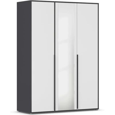 RAUCH NAGATA Kleiderschrank - Grau mit Spiegel RAUCH NAGATA Kleiderschrank - Grau mit Spiegel