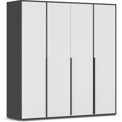Rauch Nagata Kleiderschrank - Modern, Großer Stauraum, 4 Türen Rauch Nagata Kleiderschrank - Modern, Großer Stauraum, 4 Türen