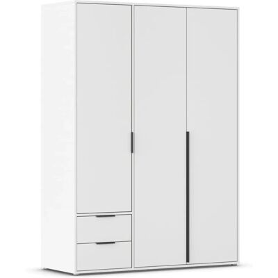 rauch Nagata Kleiderschrank - Alpinweiß, 3-türig, 140x53x194 cm rauch Nagata Kleiderschrank - Alpinweiß, 3-türig, 140x53x194 cm