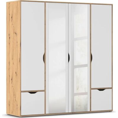 Rauch NARAI Kleiderschrank - 4-türig, Verstellbare Einlegeböden & Schubladen Rauch NARAI Kleiderschrank - 4-türig, Verstellbare Einlegeböden & Schubladen