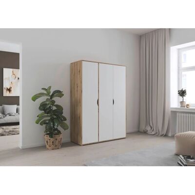 RAUCH NARAI Kleiderschrank - Alpinweiß, 140cm, 3 Türen, Made in Germany RAUCH NARAI Kleiderschrank - Alpinweiß, 140cm, 3 Türen, Made in Germany