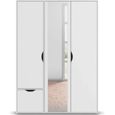 Rauch NARAI Weiß Kleiderschrank mit 3 Türen - Schrank Rauch NARAI Weiß Kleiderschrank mit 3 Türen - Schrank