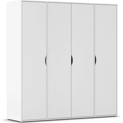 Rauch NARAI Kleiderschrank - 4 Türen, Verstellbare Regale Rauch NARAI Kleiderschrank - 4 Türen, Verstellbare Regale
