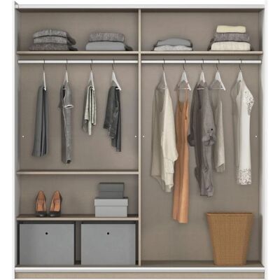 rauch BLUE Eiche Artisan Schwebetürenschrank - Kleiderschrank rauch BLUE Eiche Artisan Schwebetürenschrank - Kleiderschrank