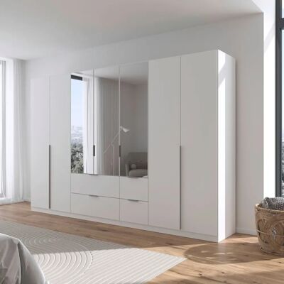 RAUCH AGORDO Kleiderschrank - 7 Türen, verstellbare Einlegeböden, LED-Beleuchtung RAUCH AGORDO Kleiderschrank - 7 Türen, verstellbare Einlegeböden, LED-Beleuchtung