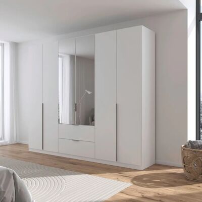 RAUCH Kleiderschrank AGORDO - 6 Türen, 3 Kleiderstangen, 7 Regale - Schrank RAUCH Kleiderschrank AGORDO - 6 Türen, 3 Kleiderstangen, 7 Regale - Schrank