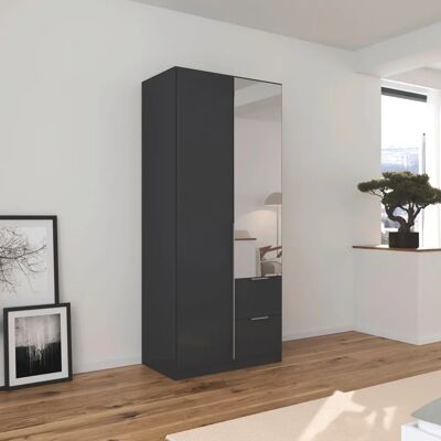 RAUCH AGORDO Kleiderschrank - 3 Einlegeböden, 2 Schubladen, 2 Türen RAUCH AGORDO Kleiderschrank - 3 Einlegeböden, 2 Schubladen, 2 Türen