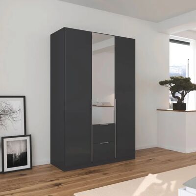 RAUCH Kleiderschrank AGORDO - 3-türig, 136x54x210cm, Grau RAUCH Kleiderschrank AGORDO - 3-türig, 136x54x210cm, Grau