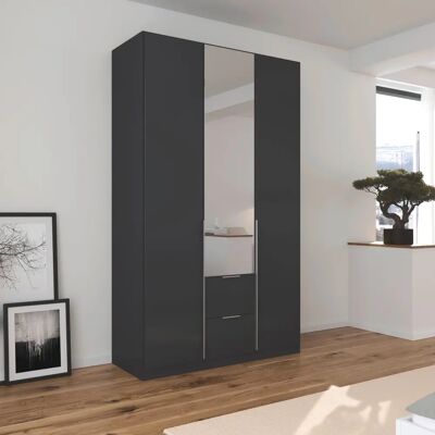 RAUCH AGORDO Kleiderschrank - 3-Türen, 229cm Höhe, Grau Metallic RAUCH AGORDO Kleiderschrank - 3-Türen, 229cm Höhe, Grau Metallic