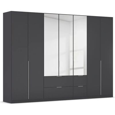 RAUCH AGORDO Kleiderschrank - 7 Türen, 7 Einlegeböden, 4 Kleiderstangen - Schrank RAUCH AGORDO Kleiderschrank - 7 Türen, 7 Einlegeböden, 4 Kleiderstangen - Schrank