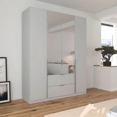 RAUCH Agordo Kleiderschrank - 4 Türen, 7 Böden, 2 Schubladen - 181x54x229cm RAUCH Agordo Kleiderschrank - 4 Türen, 7 Böden, 2 Schubladen - 181x54x229cm