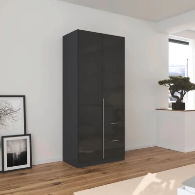 RAUCH AGORDO Kleiderschrank mit Hochglanzfront - Schrank RAUCH AGORDO Kleiderschrank mit Hochglanzfront - Schrank