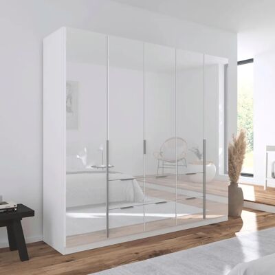 RAUCH Agordo Kleiderschrank - 5 Einlegeböden, 3 Stangen, 6 Schubladen RAUCH Agordo Kleiderschrank - 5 Einlegeböden, 3 Stangen, 6 Schubladen