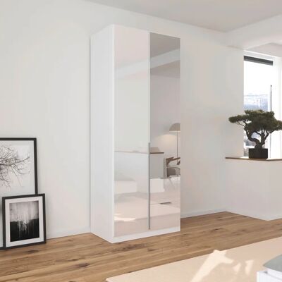 RAUCH Agordo Kleiderschrank - Glasfront, 91x54x229 cm, 2 Regale RAUCH Agordo Kleiderschrank - Glasfront, 91x54x229 cm, 2 Regale