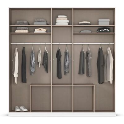 RAUCH Agordo Kleiderschrank - 5 Böden, 5 Türen, LED-Beleuchtung RAUCH Agordo Kleiderschrank - 5 Böden, 5 Türen, LED-Beleuchtung