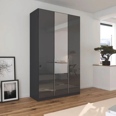 RAUCH Modell AGORDO - Kleiderschrank mit Glasfront - 3-türig, 136x229 cm RAUCH Modell AGORDO - Kleiderschrank mit Glasfront - 3-türig, 136x229 cm