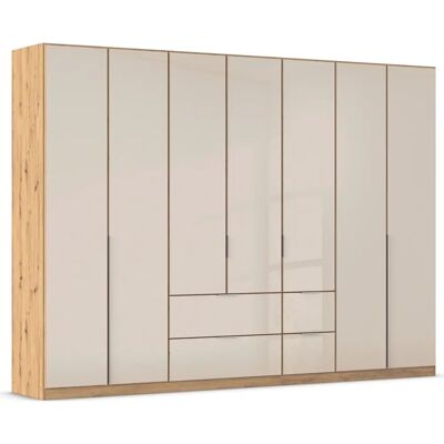 RAUCH Agordo Kleiderschrank - Glasfront, 7 Türen, Beige RAUCH Agordo Kleiderschrank - Glasfront, 7 Türen, Beige